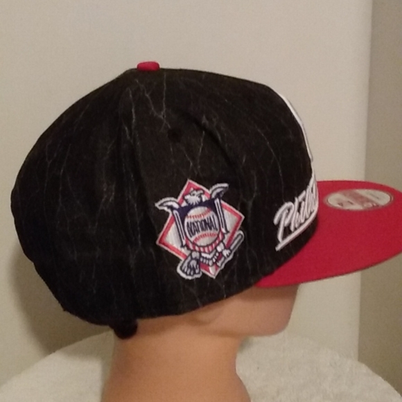 New Era 9fifty "Philadelphia Phillies" snapback Denim cap - Picture 2 of 8